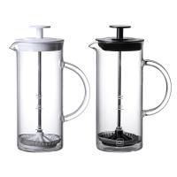 Tetera De Café Francesa 480ml Kesoto Para Oficina Y Camping Con Filtro De Café Pot Y Froter De Leche Material De Vidrio - details 0