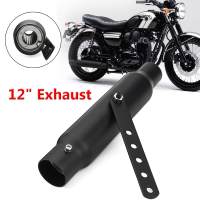 Escape De Moto Retro Vintage Clásico Electroplata Para Cafe Racer Bobber Chopper Custom Material De Acero Inoxidable Universal - details 3