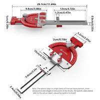 Guía De Ángulo Ajustable Multi-ángulo Allsome Para Sábanas De Torno Compatible Con Makita Festool DeWalt Herramienta De Carpintería - details 1