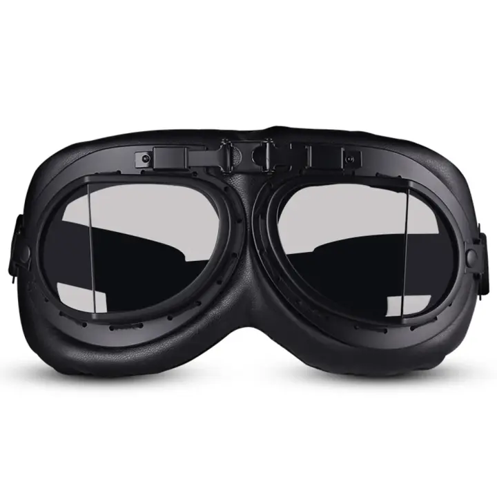 Casco De Motocicleta De Cuero Retro Para Scooter Y Motocicleta Seguridad Alemana Vintage Casco Moto Cuatro Estaciones Unisex - 1