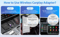 Adaptador Universal 4 En 1 Para Coche De Cierre De Cableado a Inalámbrico Android Auto CarPlay TV Box Accesorios De Coche Plug And Play - details 6