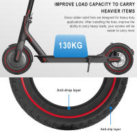 Pneumático Sólido De 10 Pulgadas Para Xiaomi M365 pro Pro2 1S Patinete Eléctrico 10x2.0 Neumático Duradero De Goma Sin Camara Absorbedor De Choques Rueda Damping - details 6