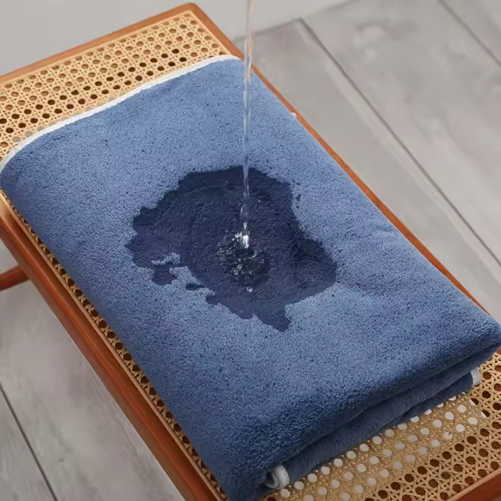 Toalla De Baño Suave Para Corporal Para Gimnasio Deportes Ducha Robe De Spa Microfibra Técnica Tejido Originaria De China - 1