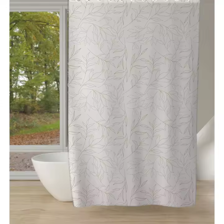 Cortina de baño estampada 180X200cm TRISTAN Secaneta - 1