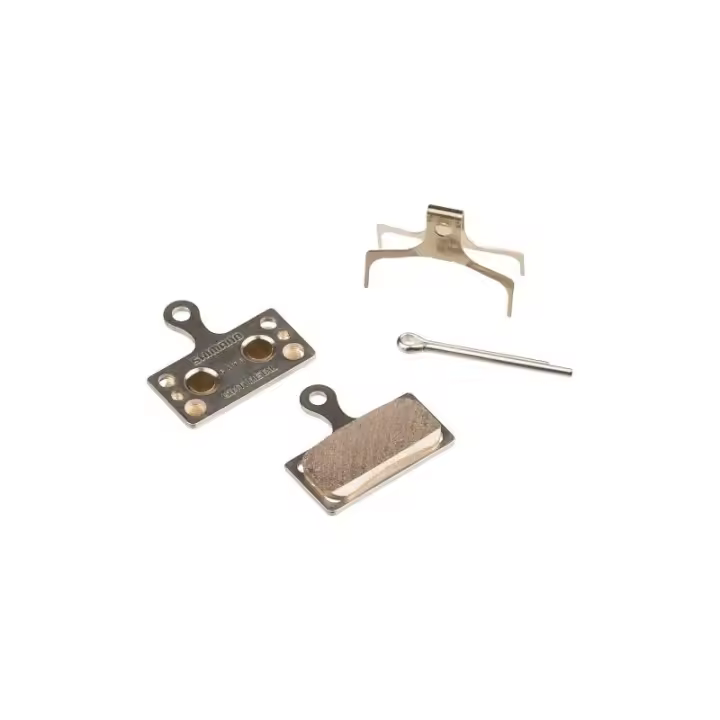 SHIMANO | Pastillas De Freno G04Ti Metal Sinterizado - Pastillas de freno MTB Shimano.
Pastillas para frenos de disco.
Compatibles con M9000/987/8000/785.
Material: Metal sinterizado. - 1