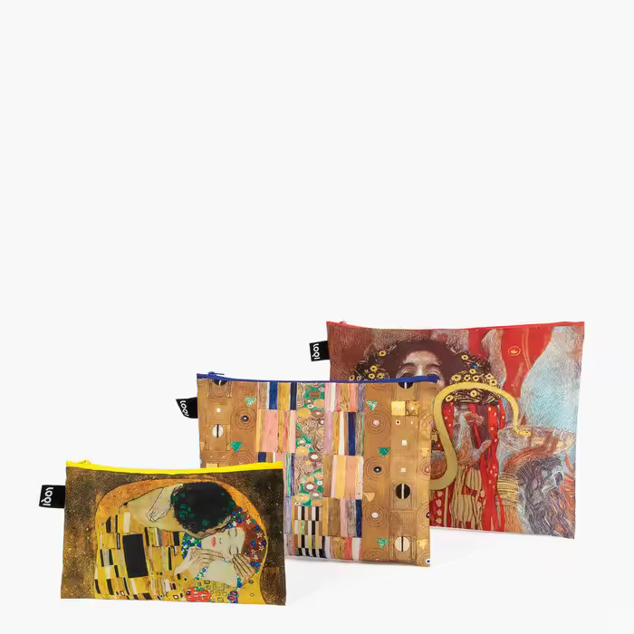 LOQI BOLSO CON CREMALLERA GUSTAV KLIMT RECICLADO MUSEUM - 1
