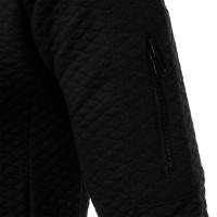 Sudadera Casual Para Hombre Con Cierre De Cremallera Y Collarín De Stand Waffle Para Otoño E Invierno Material Poliéster - details 13