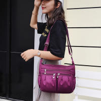 Bolso cruzado de nailon para mujer, bandolera de gran capacidad con múltiples bolsillos, para ir de compras, de viaje, de ocio - details 4