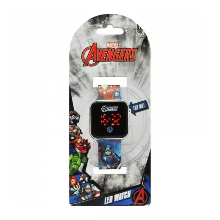 Kids - RELOJ LED AVENGERS para Niños - Bolsa para Comida - 1