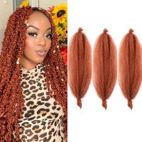 Extensiones De Cabello Crochet Afro Spring Twist Pre-Separadas Marley Para Mujeres Synthetic Braids Cabello Tejido De Afro Twist - details 11