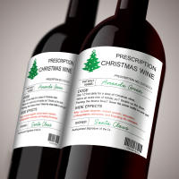 Etiquetas De Vino Con Diseño De Árbol Navideño Y Prescripción Divertida 6pcs Etiquetas De Botella De Vino De Cumpleaños Aniversario Regalo Novelty Tamaño 12x10cm - details 8