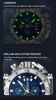 Reloj De Pulsera De Lujo Para Hombres CRRJU Grande Dial En Acero Inoxidable Impermeable Cronógrafo Con Fecha Relogio Masculino - details 7