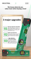Nivel De Luz Azul Magnético Mini Multifuncional Ruler Línea De Nivel Laser Herramienta De Medición De Ángulo Horizontal - details 3