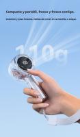 Ventilador de Ma 2025 - Mini Ventilador Portátil with Pantalla Digital, Adjustables y Type-C, Enfriamiento rápido para Estudiantes/Oficina, Diseño Ultra Silencioso y Seguro - details 9