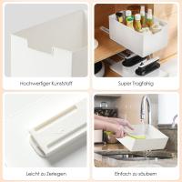 Organizador de canasta de Armario extensible para Cocina, Cajón telescopo, Armario de Cocina, Cajón extraible, estante para especias, 31,5 cm x 21,5 cm x 9 cm - details 1