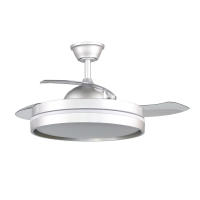 VENTILADOR DC MANDARIN PLATA 72W 3ASPAS 108D REG.INTENSIDAD 7200LM 3000-4000-6500K REMOTO+MEMORIA+TEMPORIZADOR - details 0