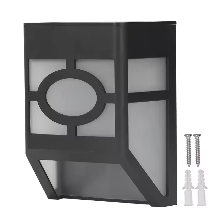 2 lámparas de pared solares LED IP44 impermeables para caminos patio jardín - 1