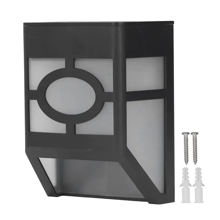 2 lámparas de pared solares LED IP44 impermeables para caminos patio jardín - 1
