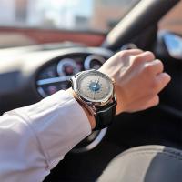 Reloj De Pulsera Para Hombre Marca Top Lujo Negocios Impermeable Reloj De Cuarzo Con Correa De Cuero Para Hombres Reloj De Manos Handsome 2025 Nuevo - details 5
