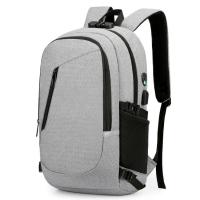 Mochila impermeable antirrobo para hombre, bolsa trasera ligera para libros, elegante, 15,6