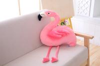 Muñeco De Peluche Flamenco Rosa 25cm 40cm Juguete Suave Para Niños Regalo De Boda Alta Calidad Animal De Peluche - details 4