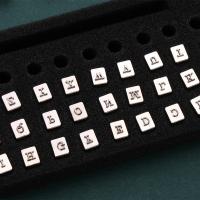 Juego De 32/36PCS Taladro De Letras De Acero Inoxidable 3mm/6mm Para Manualidades En Cuero Herramientas De Perforación - details 5