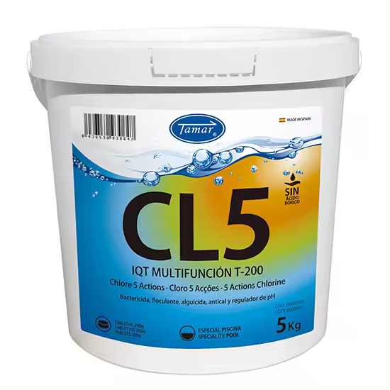 Tamar Cloro 5 Acciones Tableta 200 G 5 Kg - 1