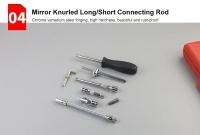 Juego De Llaves De Metal AIRAJ De 46 Piezas Para Conducción Universal Kit De Mantenimiento DIY Sin Necesidad De Ensamblaje - details 11