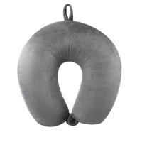 Almohada De Viaje En U Para El Cuello Almohada De Avión Para Dormir Rectangular De Poliéster 100% Recubrimiento De Espuma - details 5