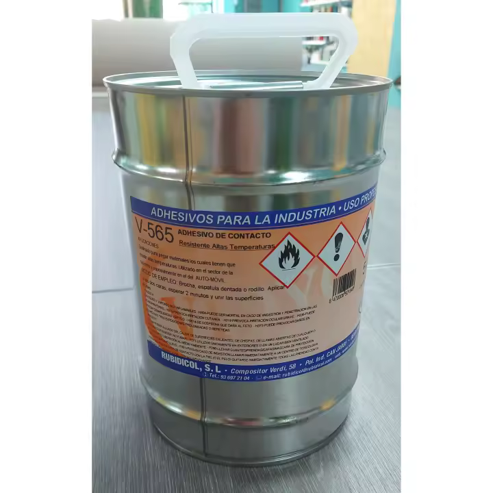 Lata de 5 Litros/ Pegamento de Altas Temperaturas para TECHOS DE Coche/ con Aplicacion a Brocha (Especial para tapicería de Auto) - 1