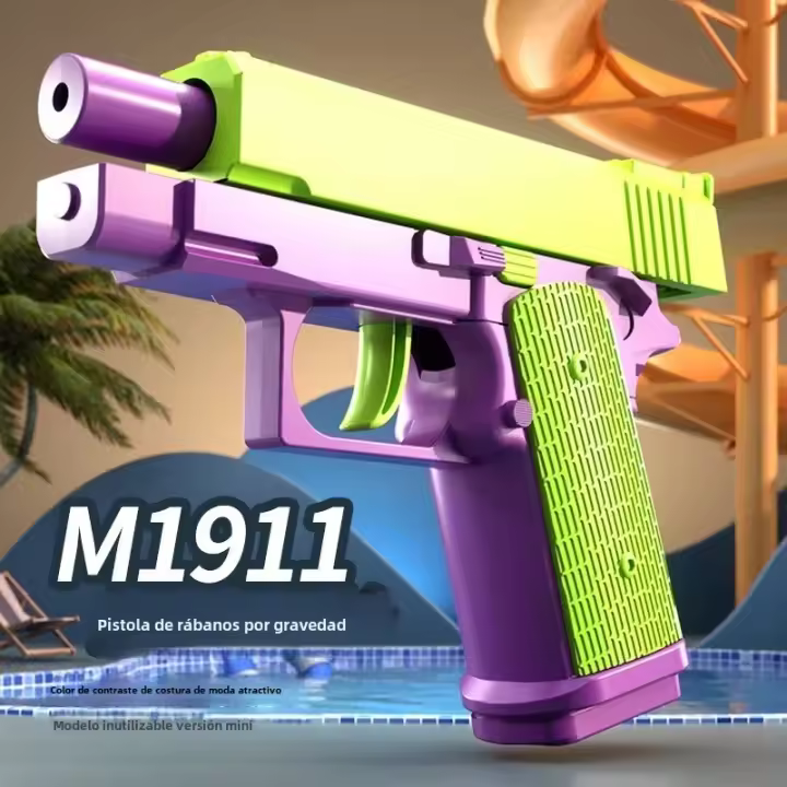  Pistola De Juguete M1911 Desert Eagle 3D Impresión Sin Cargador Ni Disparo Modelo De Descompresión Para Niños Juguete Antiestrés Para Boys - 1