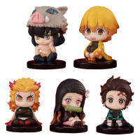 Set De 15 Figuras Q Demon Slayer Con Tanjiro Nidouzi Inosuke Zenizu Muñecos De Acción Modelo De Película Juguete Para Coleccionistas - details 6