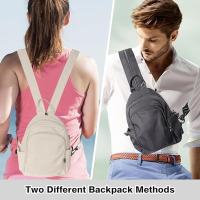 Bolso bandolera ligero, bandolera, bandolera, mochila pequeña, mochila de pecho para hombre y mujer, impermeable. - details 4