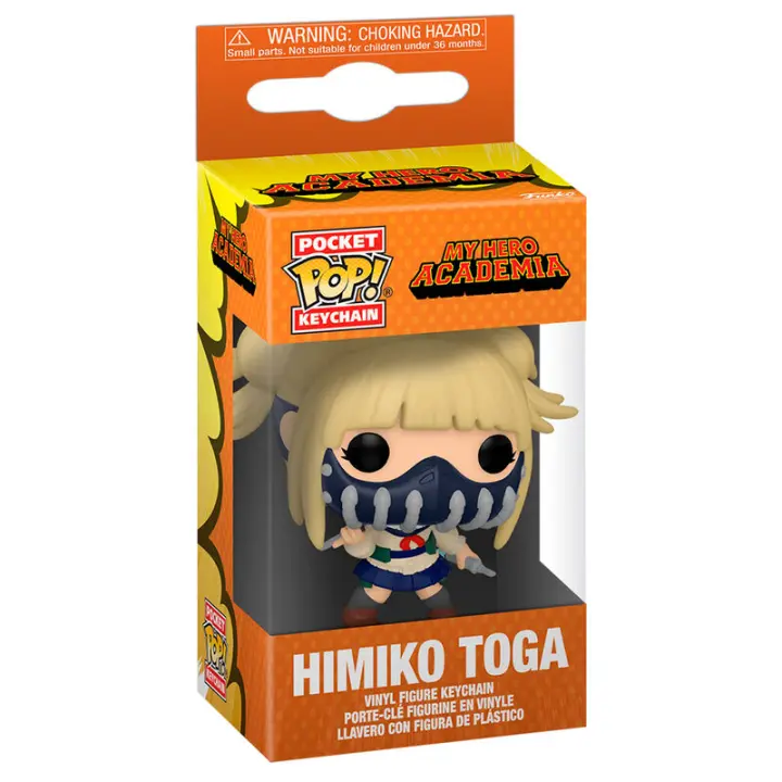 Llavero Pocket POP My Hero Academia Himiko TogaFigura  Coleccionable - Idea de Regalo- Mercancia Oficial - Juguetes para Niños y Adultos - Movies Fans - Muñeco para Coleccionistas y Exposición - 1
