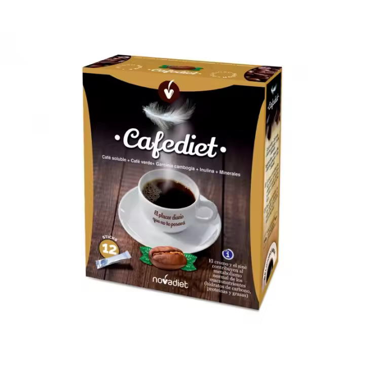 Novadiet Cafediet Café Soluble + Café Verde + Garcinia Cambogia + Inulina + Minerales - 1