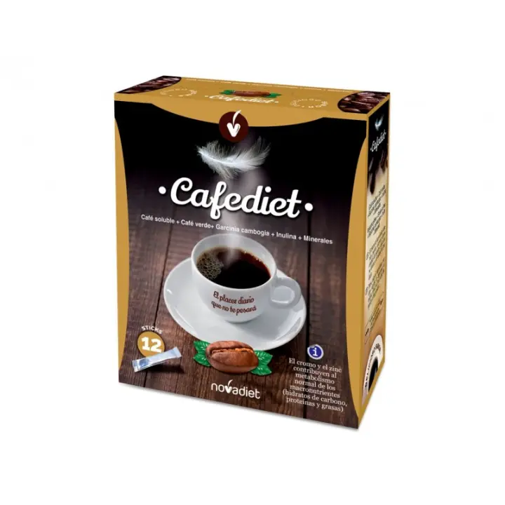 Novadiet Cafediet Café Soluble + Café Verde + Garcinia Cambogia + Inulina + Minerales - 1