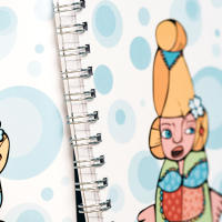 YOSIQUESE Libreta A-5 | Modelo: 'A la chica mas yeyé' | Productos y regalos solidarios hechos por personas con discapacidad - details 5