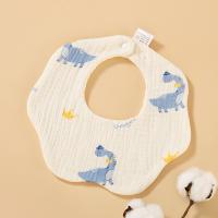 Babero Para Bebé De 6 Capas De Algodón Con Estampado De Pétalos Toalla De Crepe Para Recién Nacidos Y Niños Pequeños Suave Y Cómodo - details 3