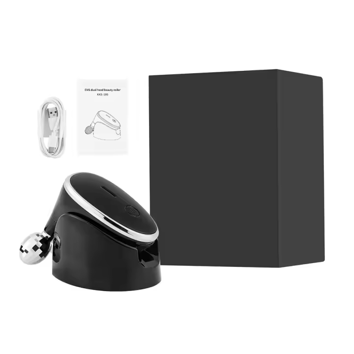 Máquina De Levantamiento Facial EMS Roller Adelgazante Para El Rostro Masajeador De Corriente Micro Currents Rejuvenecedor Para El Cuello Y La Doble Barba Dispositivo De Cuidado De La Piel - 1