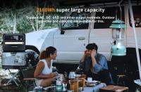 TALLPOWER V2400 Estación de Energía Portátil, 2160Wh Generador Solar LiFePo4, Salida AC de 2400W, UPS, 13 Salidas, Pantalla LCD Grande, Sistema BMS, adecuada para cargar múltiples dispositivos - details 1