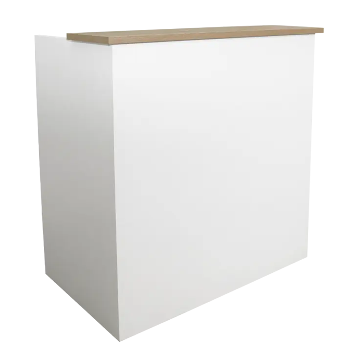 OFILIKE. Mostrador Eros Basic. Mueble de Recepción para Negocios, Oficinas, Tiendas. Fácil Montaje - 1