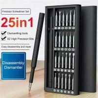 Juego De Destornilladores Magnéticos Precision 25 En 1 Con Set De 24 Piezas De Destornilladores Mini Para Reparación De Móvil PC Y Cámara - details 0