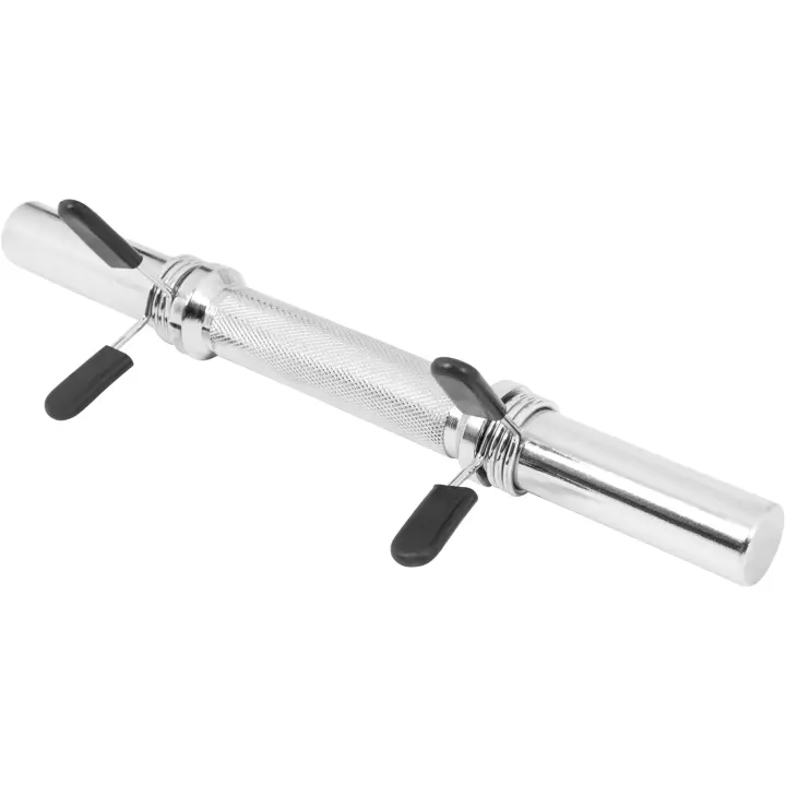 Gorilla Sports Barra de mancuernas con muelles de resorte 35cm - 1