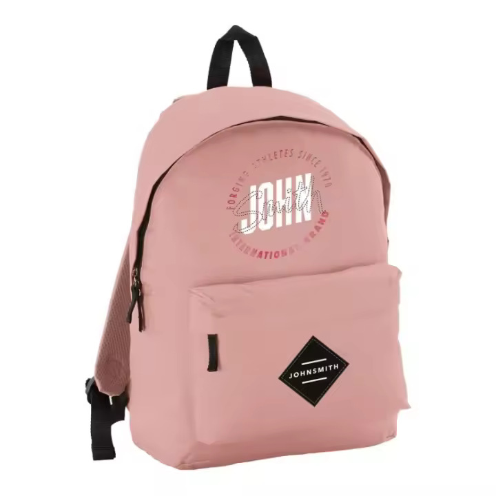 MOCHILA J.SMITH COLEGIAL M-22203 ROSA - 1