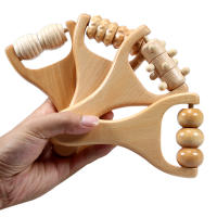 Rodillo De Masaje De Madera Pura Para Cintura Piernas Brazos Y Cuerpo Completo Herramienta De Masaje Ligera Y Natural Para Musculosidad - details 0