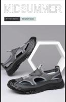 Sandalias De HENGBAHE Para Hombre Estilo Nuevo Cómodas Y Livianas Con Suela Gruesa Y Material De Malla Tipo De Sandalia De Envío Al Tobillo Zapatos Casuales - details 19