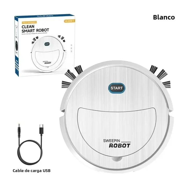 Nuevas Máquinas Limpiadoras Inteligentes 2024 Con USB 3 En 1 Limpieza Y Fregado Robot Para Cocina Mopa Eléctrica Y Aspiradora Tipo De Poder 5V - 1