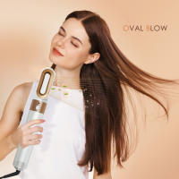 Peine secador de pelo multicolor Chin en uno peine de Aire Caliente rizador de múltiples rizador Dorado y Blanco SY - details 4