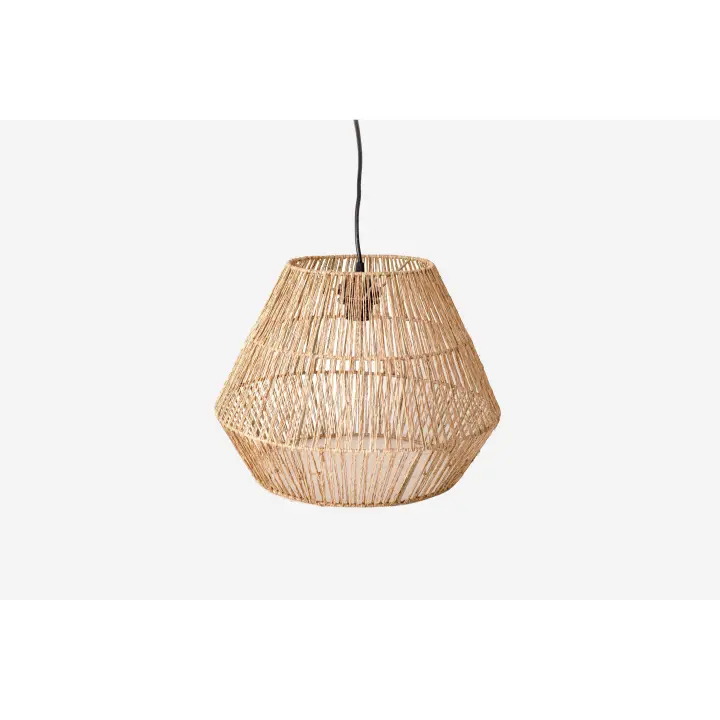 Linea Paralela  -  LÁMPARA  COLGANTE DE TECHO DE YUTE Ø40X30CM - 1