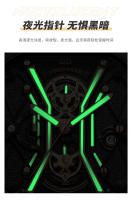 Reloj multifuncional para hombre nuevo, reloj de cuarzo superluminoso. - details 6